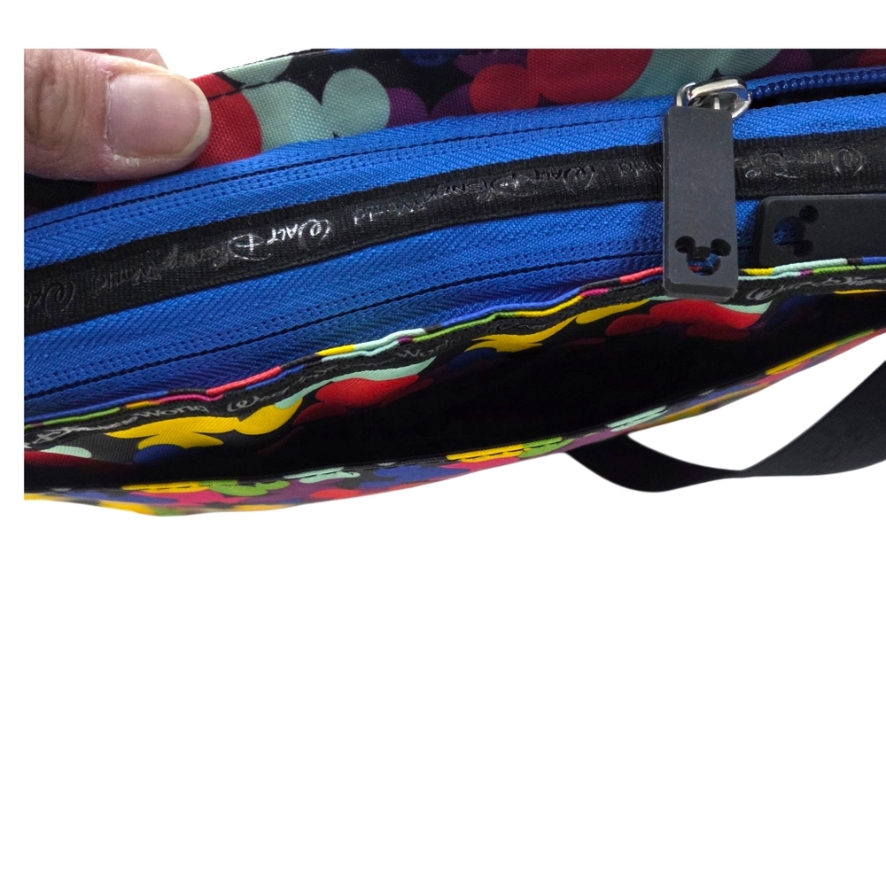 Disney Parks Mouse Icons Crossbody Bag Handbag Purse  Multicolred Black Mickey - Picture 6 of 16